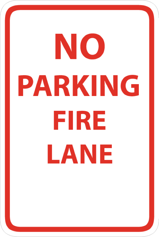 Parking and Regulation Signs 12x18